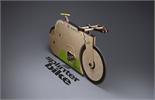Độc đáo chiếc xe đạp chế tạo hoàn toàn từ gỗ